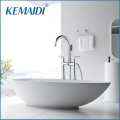 KEMAIDI Chrome Waterfall Bathtub Faucet Wall Mount Waterfall Hot Cold Water Mixer Tap Bath Shower Faucet Tap Robinet Baignoire