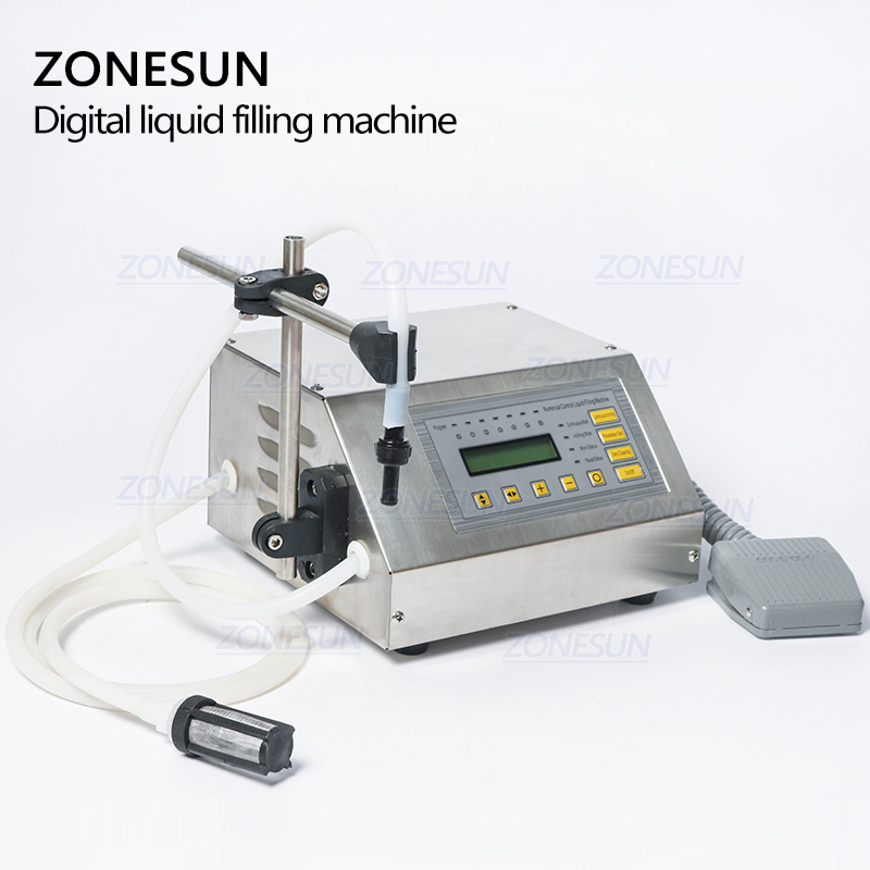 ZONESUN GFK-160 5-3500ml Filling Machine Digital Control Pump Drink Milk Water Oil Perfume Bottle Liquid Filling Machine