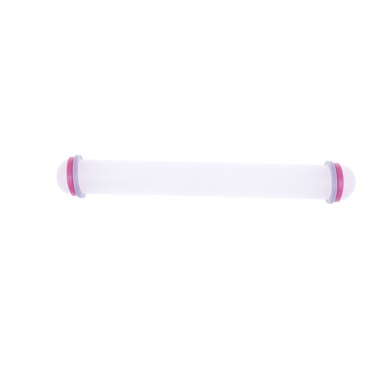 Non-stick Fondant Roller Silicone Rolling Pin Cake Plastic Pastry Cooking Baking Fondant Dough Roller Kitchen Pastry Boards Tool