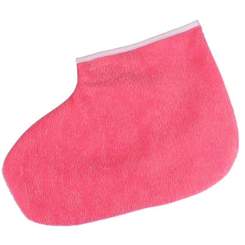 1 Pair Wax Bath Socks Wax Booties Foot Spa Cover Thin Cotton Mittens Feet Hand Care Set P9