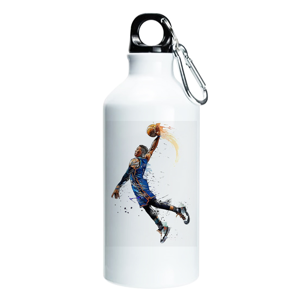 Personalized sports water bottle metal bottle pictured Basketball coffee Valentines'day Gifts outdoor DIY cup