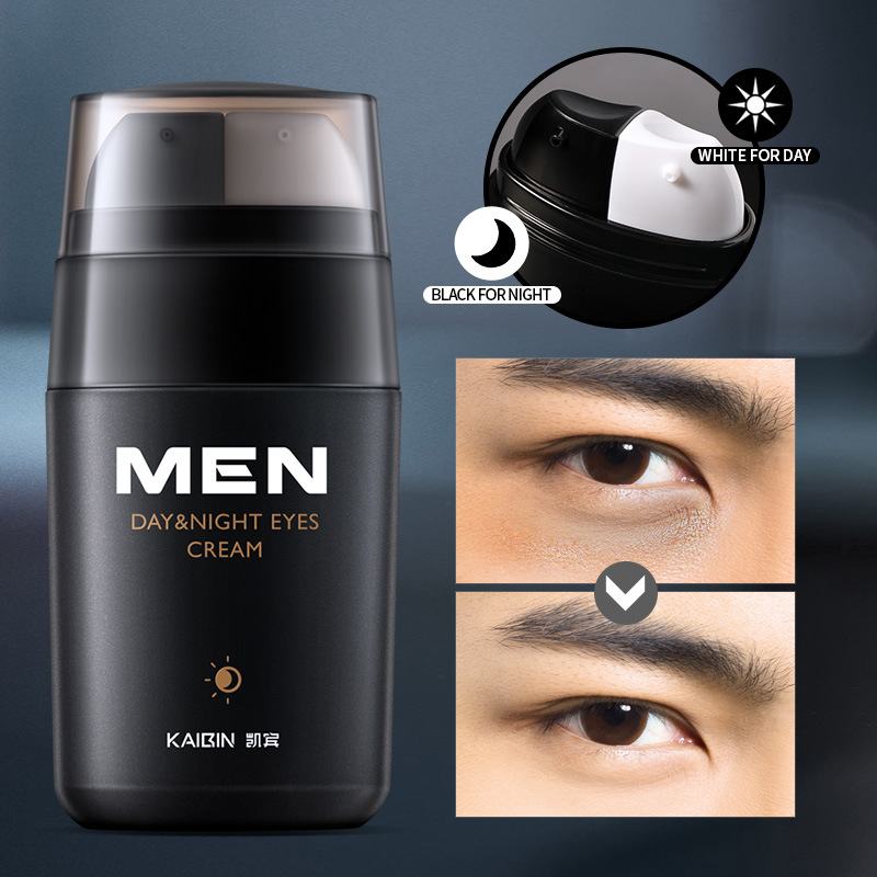 Men Anti-Puffiness Eye Cream Anti Wrinkle Remove Black Eye Dark Circles Ageless Moisturizing Eye Cream Day Night Eye Serum