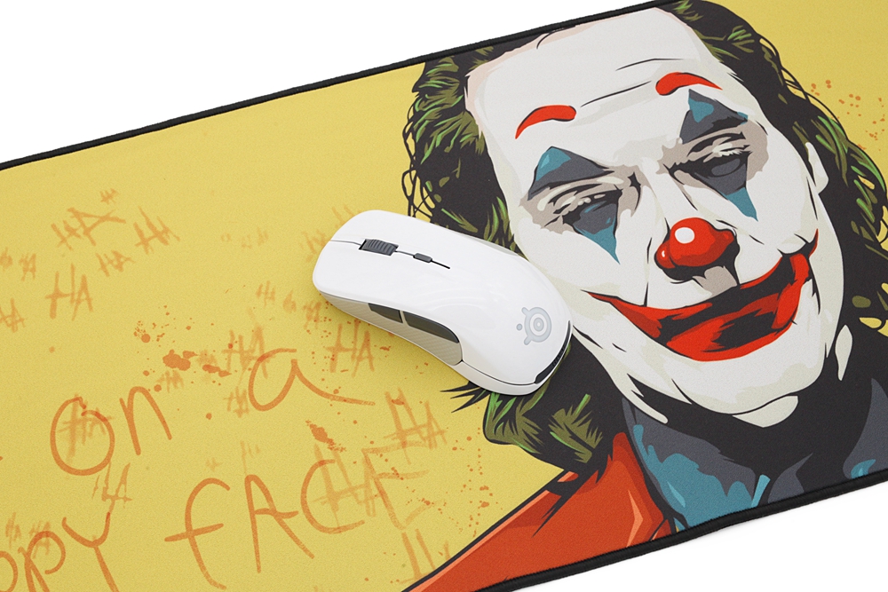 Mechanical keyboard Mousepad Joker 900 400 4mm Stitched Edges /Rubber High quality soft Jacquard fabric material