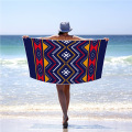 Colorful Beach Towel Geometric Patterns Bathrobes Polyester Microfiber Fast Drying Summer Pool Swim Towel Blanket 70x150cm