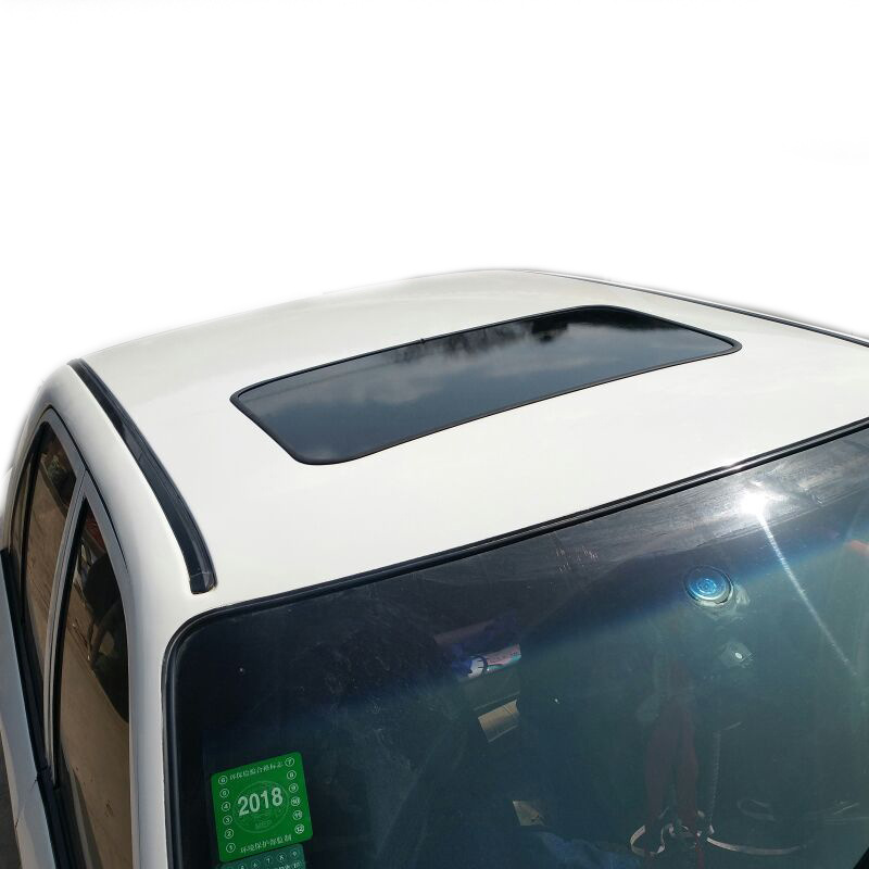 79X38cm PVC Glossy Car Roof Vinyl Film Stickers Simulation Panoramic Sunroof Protective Film Covers 3M Decorative Rubber Strip