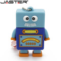 JASTER New arrival pendrive 4GB 8GB 16GB 32GB 64GB silicone Mini Owl / robot usb flash drive Pen drive Memory stick lovely gift