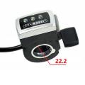 SOMEDAY Wuxing 36V / 48V 106DX Thumb Throttle With ON/OFF LED Power Display Switch Ebike Finger Throttles