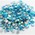 China Wholesale Glass Diamond Non Hot Fix Flat Back Crystal Stone (FB-SS20 Aquamarine ab)