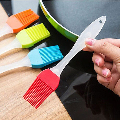 1x Silicone Baking Bakeware Bread Cook Pastry Oil Cream BBQ Tools Basting Brush freedom color