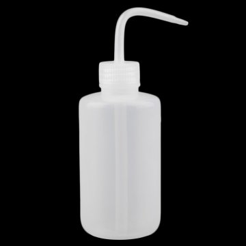 1pc Plastic 250ml Tattoo Wash Non-Spray Lab Squeeze Bottle With Measurement