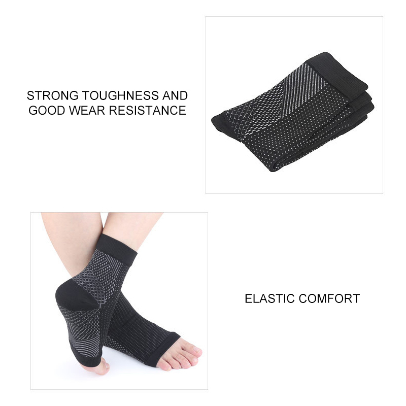 1pair Sports Ankle Support Bracer Anti-ankle Guard Band Adjustable Outdoor protective gear breathablenet Foot Anti Fatigue Socks