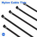 100PCSReleasable nylon cable ties 8*150/200/250/300/400/450may loose slipknot tie reusable packaging Plastic Zip Tie wrap Strap