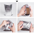 20 Pcs Aluminum Foil Insulated Food Storage Ice Bag Picnic Bags Thermal Cooler Reusable Lunch Snack Bento Picnic Hot &Cold Pouch