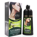 Mokeru 500ml Natural Noni Fruit Essence Long Lasting Fast Dye Permanent Black Hair Dye Shampoo for Woman Men Coloring Gray Hair