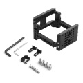 Andoer Metal Aluminum Camera Fitting Cage Compatible with Z CAM E2C with Cold Shoe Mount 1/4 Screw Shooting Accessories