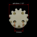 5pcs Gears Spare Parts for Meat Grinder Plastic Sleeve Screw MDY-19DV for Axion Kitchen Household Appliance Replacements Parts