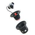 PVC Air Nozzle Valve 8 Groove Air Valve Caps for Inflatable Rubber Dinghy Raft Pool Fishing Boat