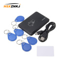 125 KHz RFID ID EM Card Reader Writer Copier with 5 EM4305 Key Tag + 1 T5577 Card for Access Control Home Safety