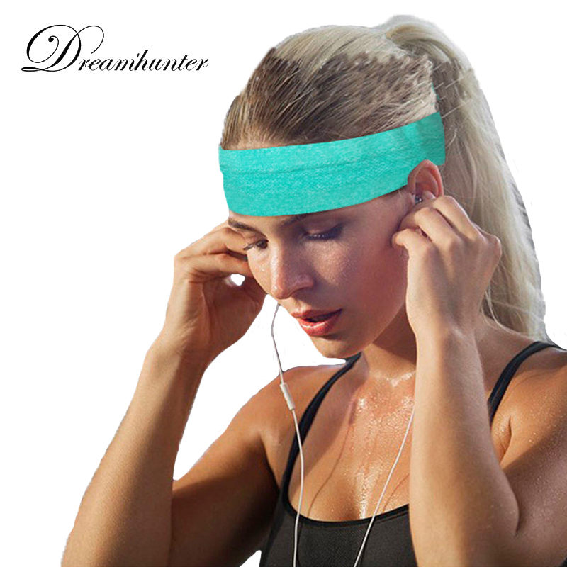 Multi Color Unisex Sports Sweat Headbands High Elastic Running Cycling Fitness Sweatband Hair Bands Yoga Basketball