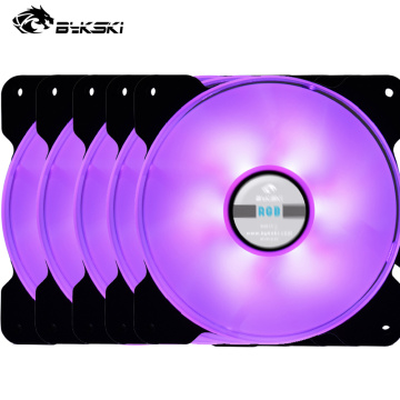 Bykski 12cm rgb fan, computer case 12v led fan, radiator fan, master cooler 120x120x26mm CF-RGB-X-V2