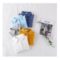 2021 Spring Baby Boys Polo Shirt Kids Cotton Plain Shirt Children Long Sleeve Top