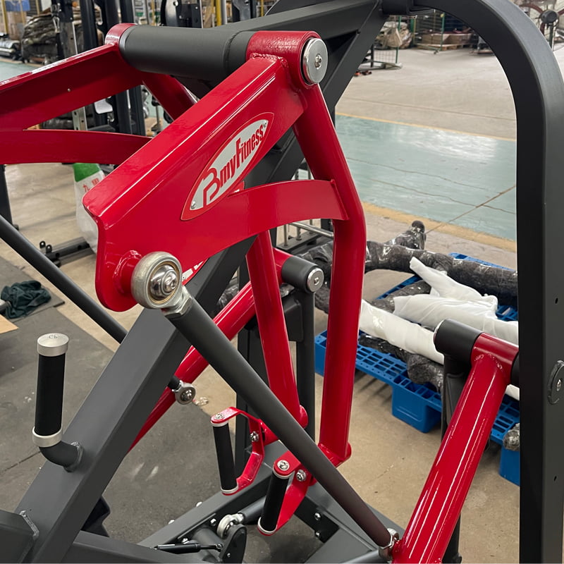 red fitness gym equipment
