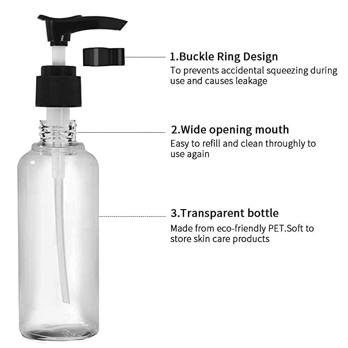 Reuseable Travel Hand Sanitizer Bottles