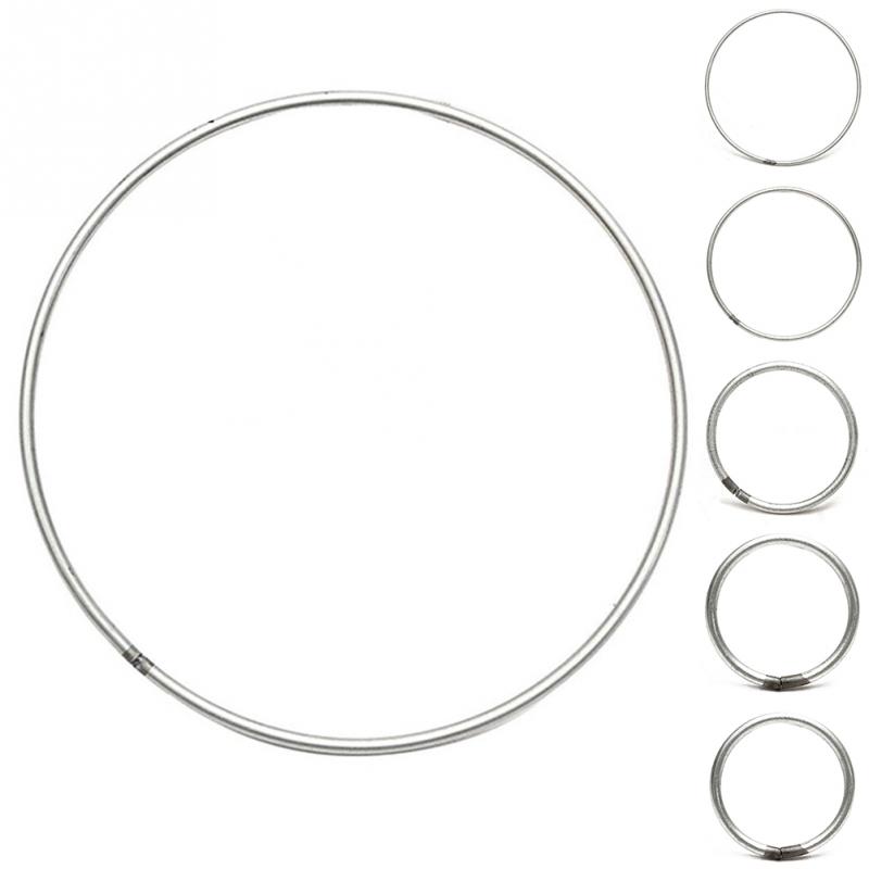 1Pc Metal Dream catcher Round Hoop Ring For DIY Manual Wicker Crafts Durable Handmade Hoop Dreamcatcher Accessories
