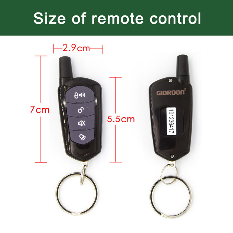 car accessories cute PKE keyless entry system universal central locking auto car alarm system Automatic Trunk Opening signaling