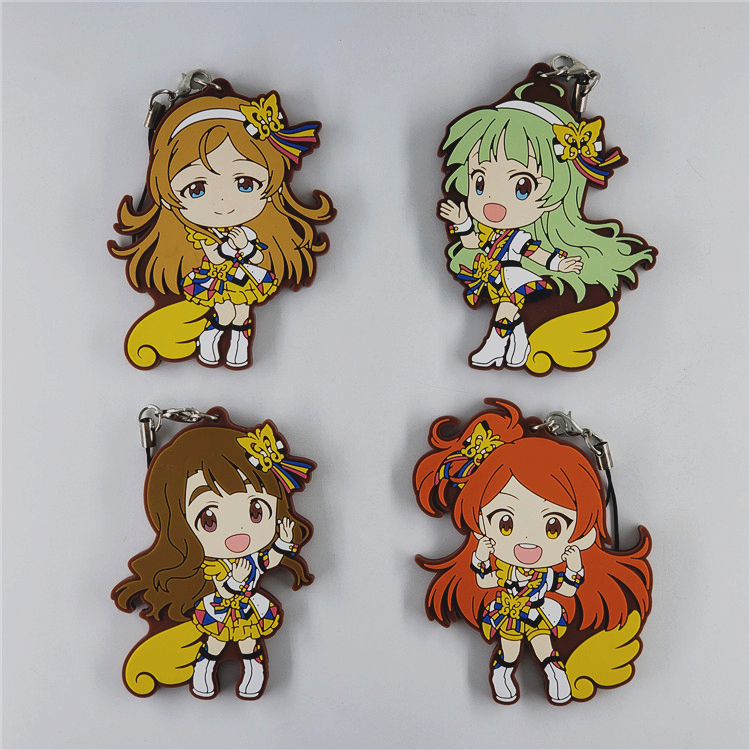 THE IDOLM@STER Anime Idol Master IDOLMASTER Million Live! Wing Strap Rubber Keychain