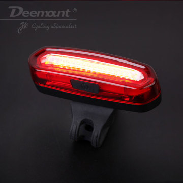Deemount COB Rear Bike light Taillight Safety Warning USB Rechargeable Bicycle Light Tail Lamp Comet LED Cycling Bycicle Light