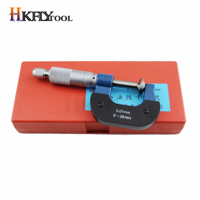 Disc Micrometer 0-25mm/0.01 Outside Micrometers For Lengths Of Gear Teeth And Paper Thickness Gauge Measuring Tool