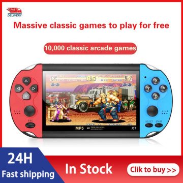 Handheld Game Console Built-in 10000 Games Video Game Consoles 4.3-inch Classic Dual-Shake Consolas De Videojuegos