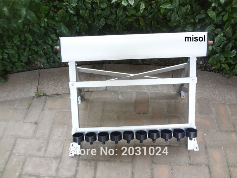 manifold (10 holes) with bracket for solar collector (tube 58*500mm), for solar water heater