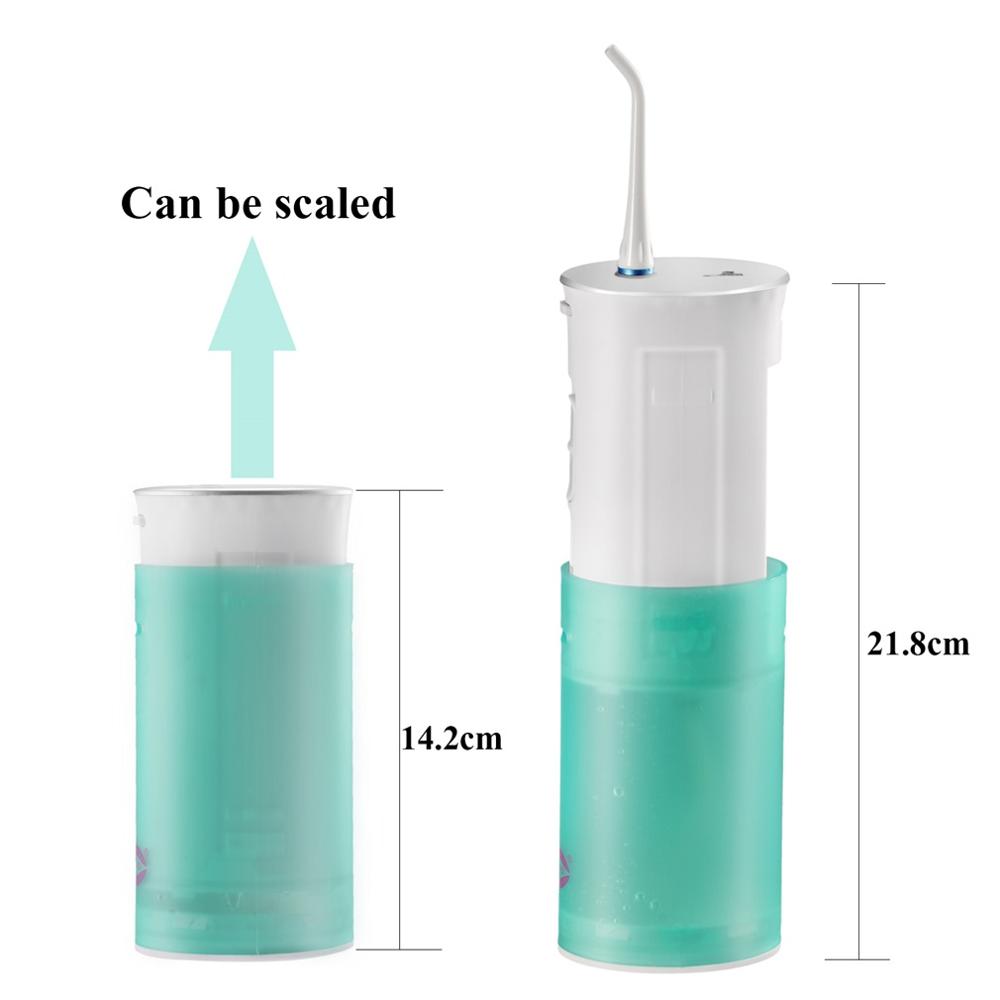 Portable Oral Irrigator Dental Water Flosser With Collapsible Design Electric Oral Irrigator For Travel Cleaning Teeth 1PCS/Set