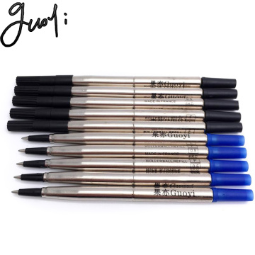 Guoyi Q020 creative neutral refill 10pc /lot for school office stationery ballpoint pen hotel business writing accessories
