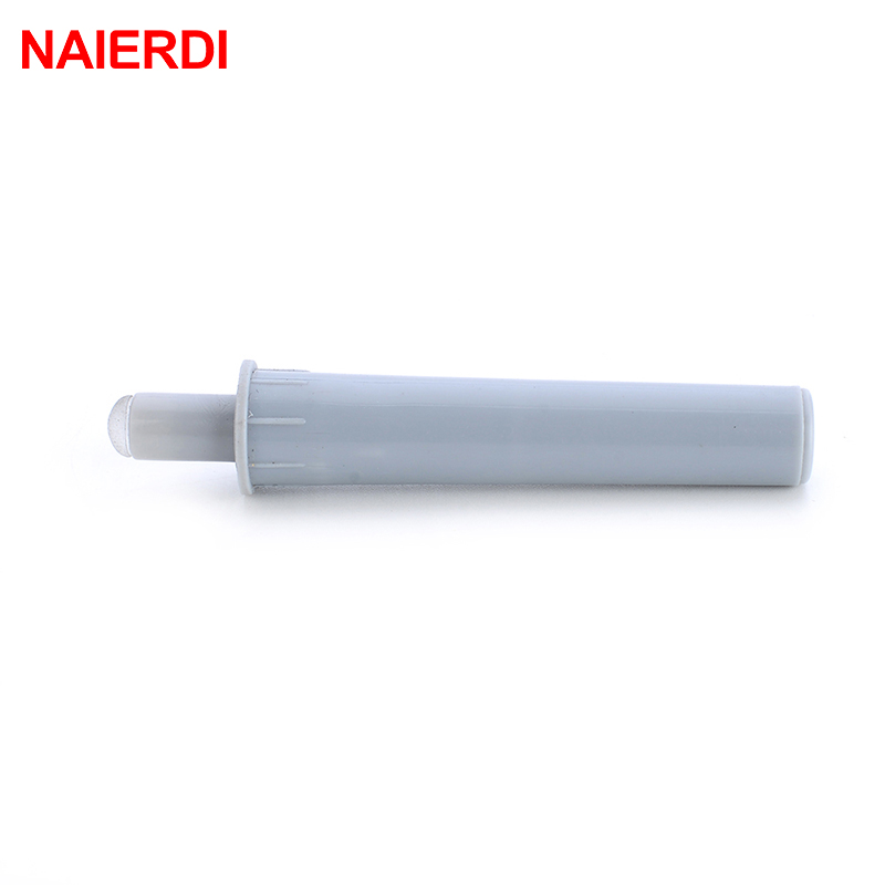 NAIERDI 5PCS Gray Cabinet Catches White Damper Buffers For Door Stop Kitchen Cupboard Quiet Drawer Furniture Hardware