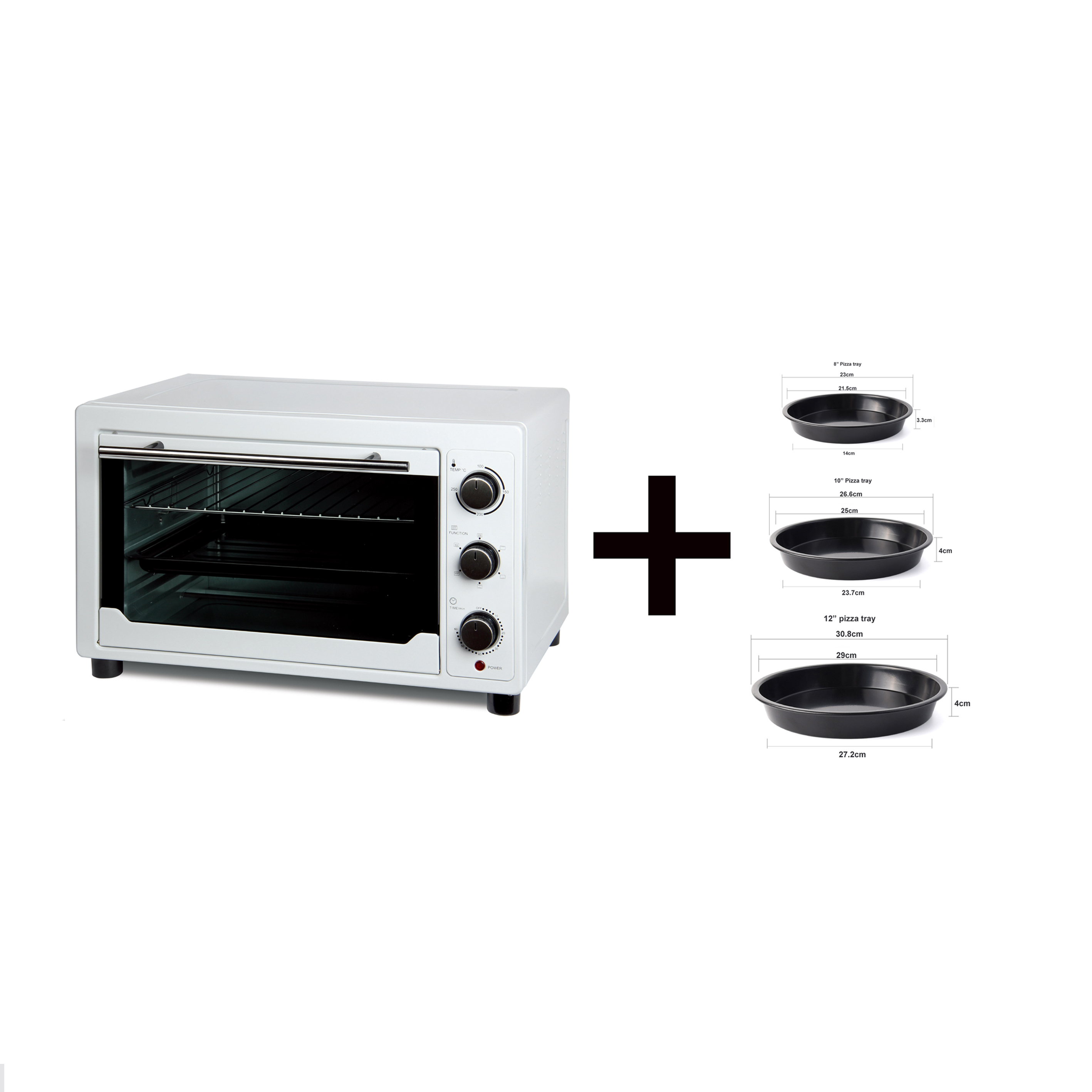 Electric oven ,Toaster oven with rotisserie, Pizza oven 45 liters Convection oven