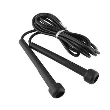 Student's Black 2.5M Jumping Fast Speed Gym Training Sports Exercise Plastic Skipping Rope