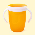 240ML 360 Degree Rotatable Baby Learning Drinking Water Cup with Double Handle Anti-choked Bottle Infants Water Cup