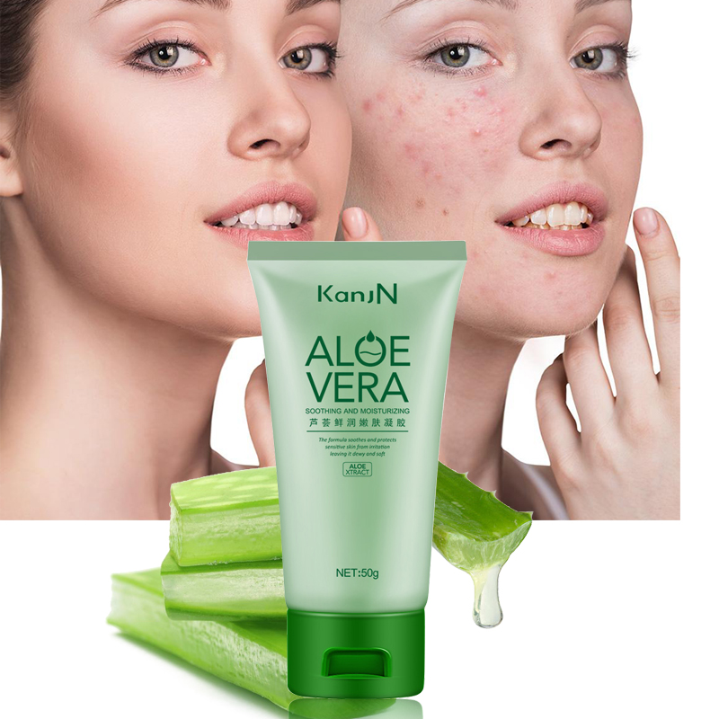Soothing and Moisturizing Aloe Vera+Face Care Removes Blackhead Mask Oil-Control Facial Cream Acne Treatment Beauty Face Cream