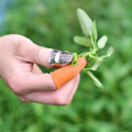 Index Finger Cover Harvesting Plant Tools Pruning Stainless Steel Picking Separator Portable Vegetable Thumb Cutter Fast Garden