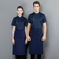 Wholesale Unisex Kitchen Chef Restaurant Uniform short sleeved Shirt men chef Breathable hotel Kitchen work clothes Chef Jacket