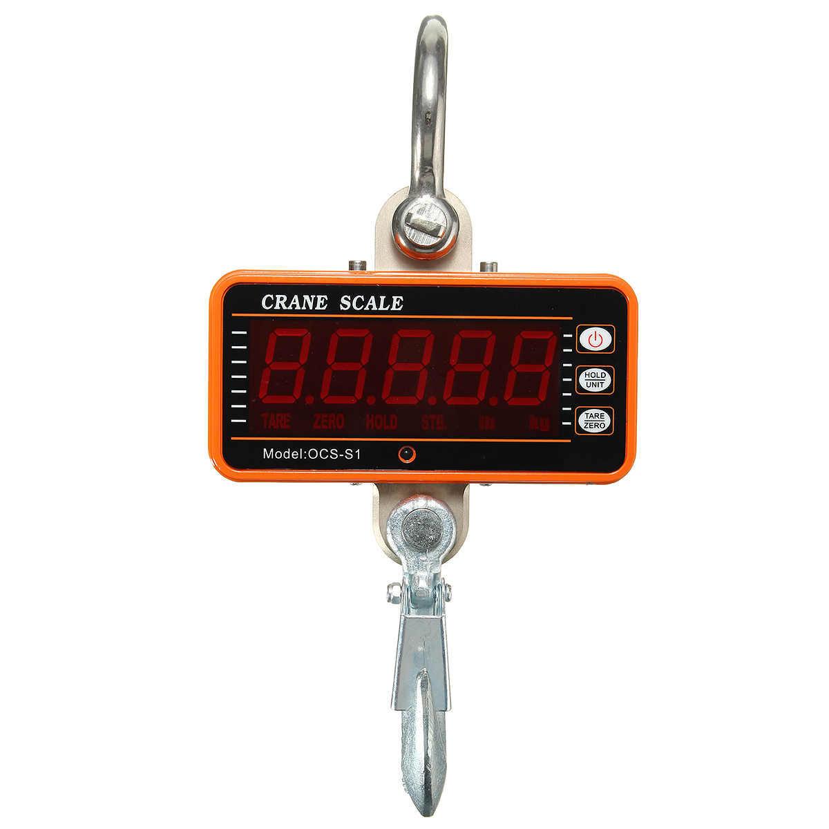 1000KG 2000LBS High Precision Digital Crane Scale Heavy Duty Hanging Scale LCD Weighing Scales High Accurate 1T Hanging Scale