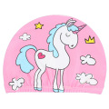 1PC Unicorn Cartoon Children Elastic Printed Swimming Caps Sports Pool Cute Bathing Swim Hat for Children Swimming Caps