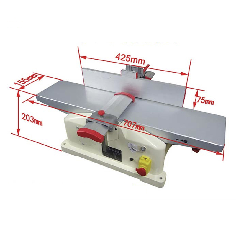 Home desktop wood planing machine, DIY wood planing machine, multifunctional, 220V 1280W wood planing machine