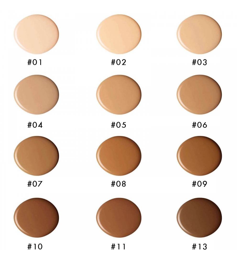 2.color card of Liquid Foundation