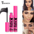 1PCS 4D Fiber Mascara Long Eyelash Silicone Brush Curving Lengthening Mascara Waterproof Longlasting Makeup Eye Cosmetic