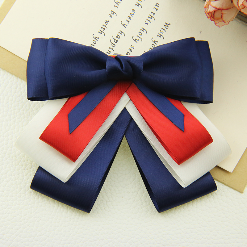 Elegant 2020 Women Wedding Party Bank Work Office Neck Shirt Collar Bow Tie Cravat British Girl Uniform Butterfly Ribbon Bowtie