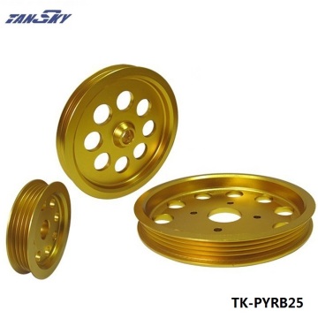 Aluminium Alloy Light Crank Engine Pulley Set For Nissan Skyline R32 R33 RB25DET GTS TK-PYRB25